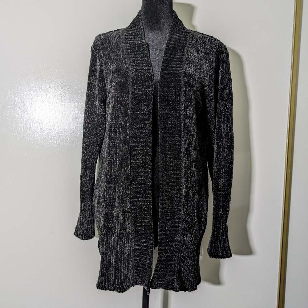 A New Day Women's Black Open-Front Cardigan Target Office Warm Cozy